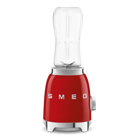 Smeg PBF01RDUK 50's Style Mini Personal Blender & Smoothie Maker in Red