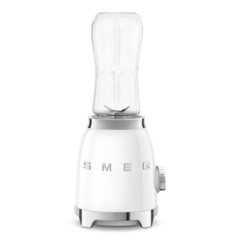 Smeg PBF01WHUK 50's Style Mini Personal Blender & Smoothie Maker in White
