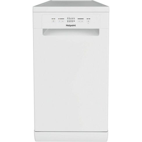Hotpoint HP2FD10CS90WUK Freestanding Slimline Dishwasher - 10 Place Settings - D Energy In White