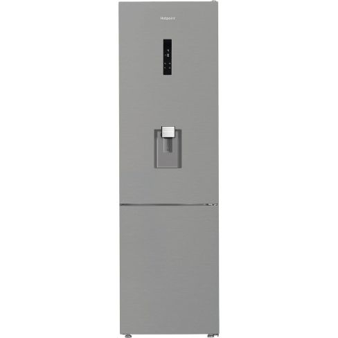 Hotpoint HPK26403WXP5UK No Frost Fridge Freezer, 70/30, Brushed Steel, D Rated