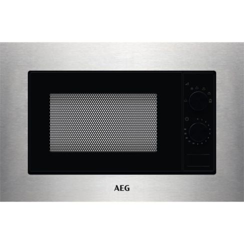 AEG MSE1717SM 700w Built In Microwave in Black-Stainless Steel