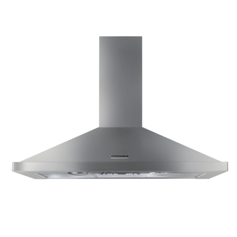 Rangemaster RHDC100SS/C 100Cm  Chimney Hood Stainless Steel  - Chrome Badge