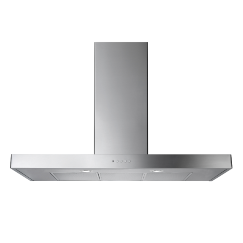 Rangemaster UHDF100SS/ 100Cm Flat Chimney Hood Stainless Steel