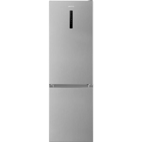 Smeg FC20XDNEUK 60cm Wide Freestanding Frost Free Fridge Freezer – Stainless Steel Effect – E Rated