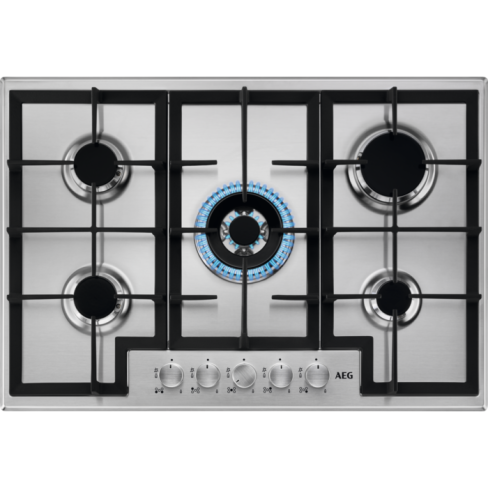 AEG HGB75400SM Gas Hob