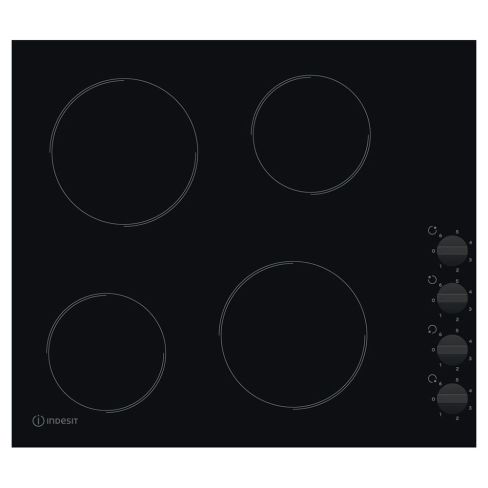 Indesit RI860C 60cm Wide Black Ceramic Hob