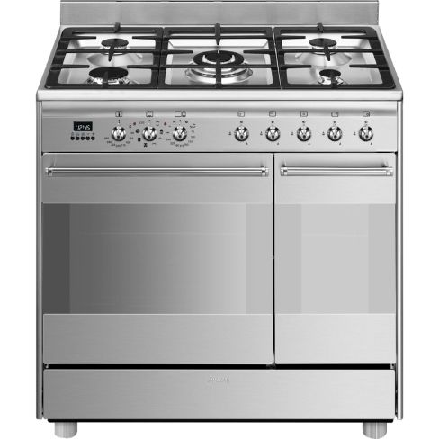 Smeg SCB92MX8 Dual Fuel Range Cooker
