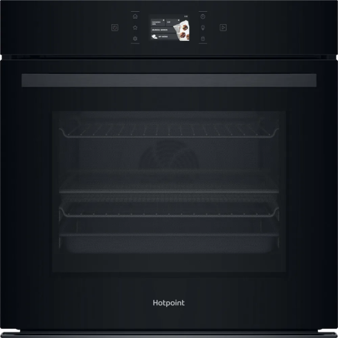 Hotpoint HOI98PT2SBUK Electric Single Fan Oven with Air Fry - Black