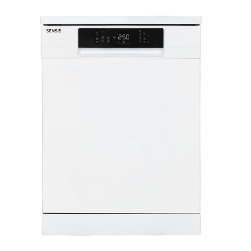 Sensis DWF0114FSDW Full Size Freestanding Dishwasher - White - D Rated