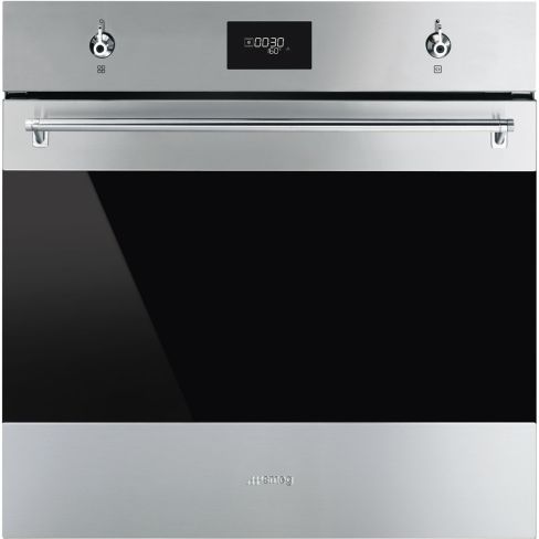 Smeg SFP6301TVX Classic 60cm Built-In Single Oven, Stainless Steel