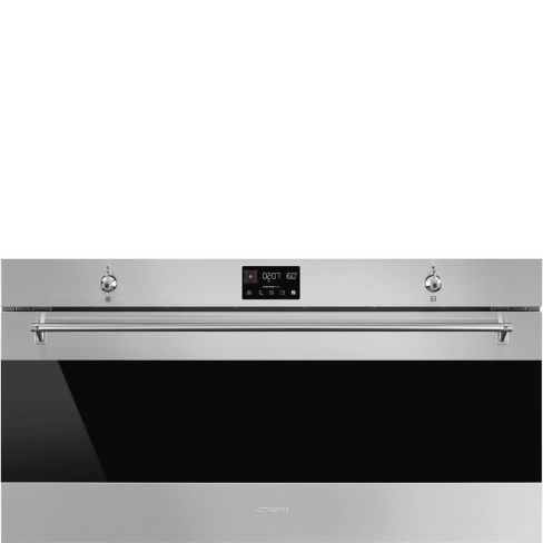 Smeg SFR9302TX 90cm Wide - 47.5cm High Built-In Thermo-ventilated Oven, Stainless Steel, A+ Rated