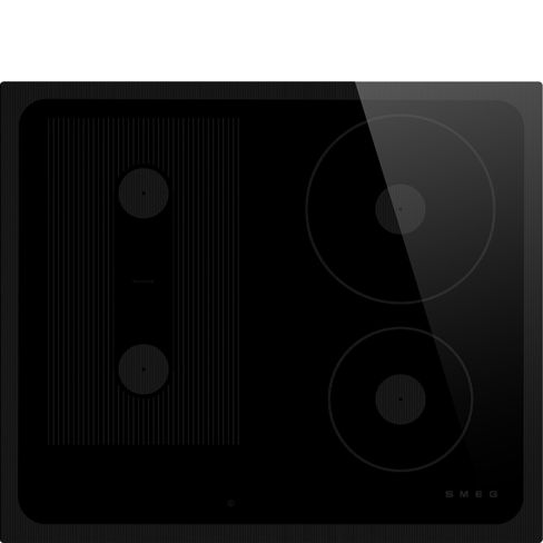 Smeg SI1M24644D 60cm Musa Induction Auto-Vent 2.0 Hob Black