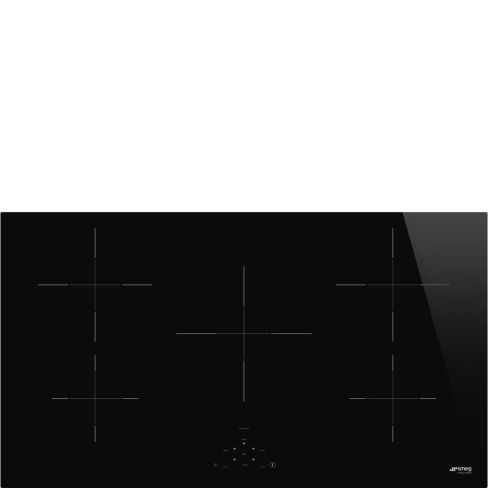 Smeg SI2951D 90cm 5 Zone Induction Hob, Black