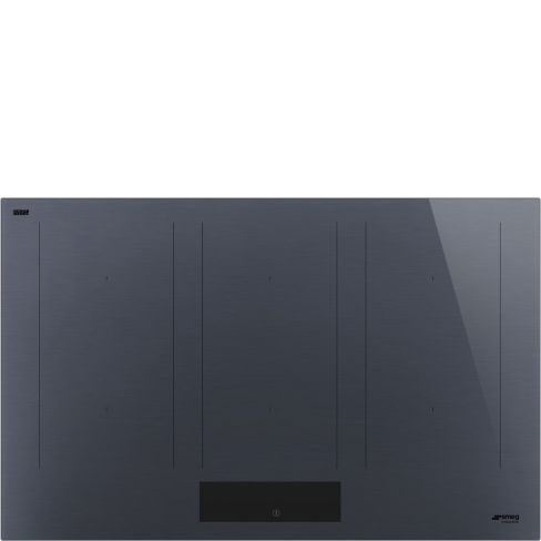 Smeg SIM1864DG 80cm Linea Induction Hob, Neptune Grey Glass