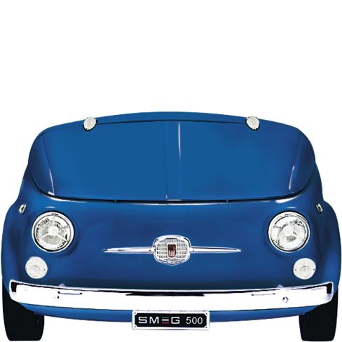 Smeg SMEG500BL 50's Style FIAT 500 Drinks Cooler in Blue