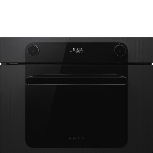 Smeg SO4201M1BI 45cm Musa Combi Microwave in Black
