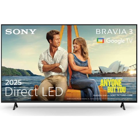 Sony K75S38B.UKA 75" 4K BRAVIA 3 LED HDR Google TV In Black E Rated