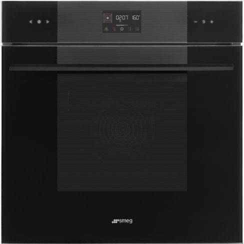 Smeg SOP6102TB3 Linea 60cm Built-In Traditional pyro Single Oven, Black A+ Rated