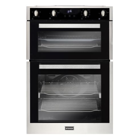 Stoves ST BI902MFCT Sta Built In Double Oven - Stainless Steel - A Rated
