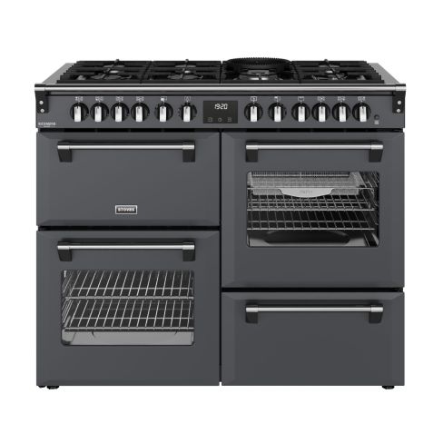 Stoves ST DX RCA RICH 110DF AGR Richmond Deluxe 110cm Dual Fuel Range Cooker in Anthracite A Rated
