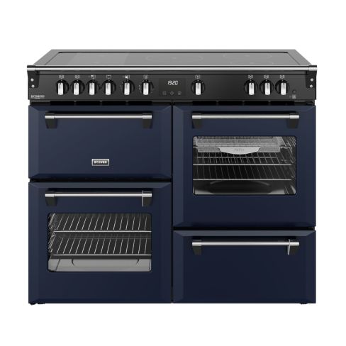 Stoves ST DX RCA RICH 110EI RTY MBL Richmond Deluxe 110cm Induction Range Cooker in Midnight Blue