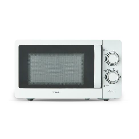 Tower T24042WHT Freestanding Microwave