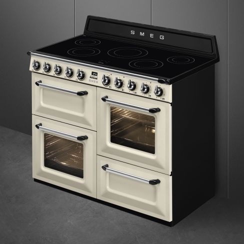 Smeg TR4110IP2 110cm Victoria Electric Range Cooker Cream