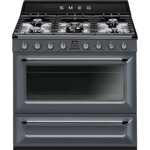 Smeg TR90GR Dual Fuel Range Cooker
