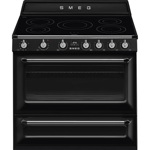 Smeg TR90IBL2 Electric Induction Hob Range Cooker