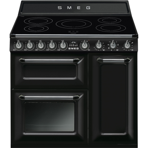 Smeg TR93IBL2 90cm Victoria Electric Range Cooker Black