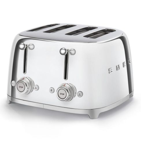 Smeg TSF03SSUK 4-Slice Toaster Stainless