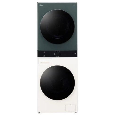 LG WT1210NBTN1 12kg 1400spin/10kg WashTower TurboWash Washer Dryer – GREEN & BEIGE