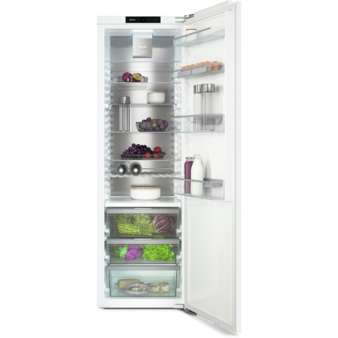 Miele K7747C Built-In Tall Larder Fridge, Fixed Hinge, C Rated