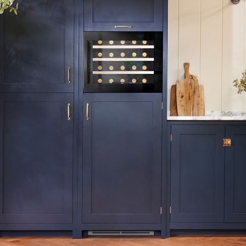 Caple WC6411BG 455mm High In-Column Single Zone Wine Cooler Black