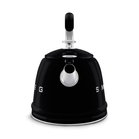 Smeg WKF01BL 2.3 litre, Whistling Kettle in Black