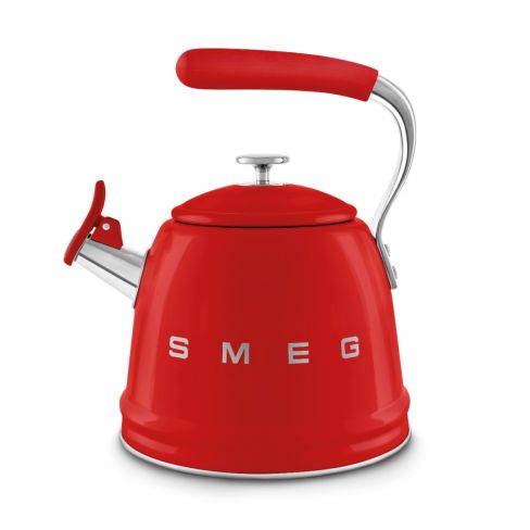 Smeg WKF01RD 2.3 litre, Whistling Kettle in Red