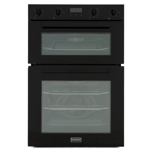 Stoves ST BI902MFCT BLK Built-In Electric Double Oven, A Rated - Black