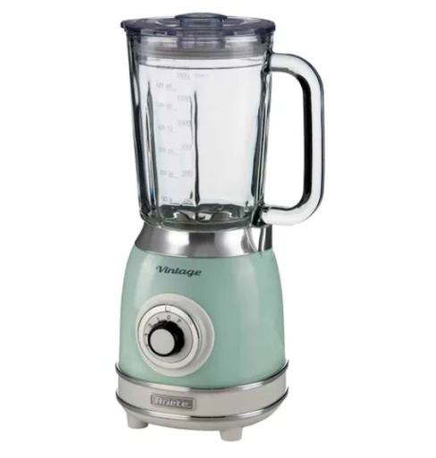 Ariete AR8304 Vintage 1000W Glass Jug Blender In Green