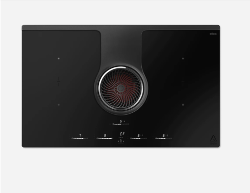 Elica NT-HP-EVO-RAW 83cm Wide Venting 4 Zone Hob - White - A ++ Rated with 2 Bridge Zones