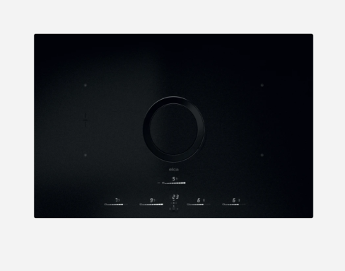 Elica NT-SW-GL-EVO-BL 83cm Wide Venting 4 Zone Hob - White - A ++ Rated with 2 Bridge Zones
