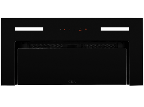 CDA CCH60BL Canopy Hood In Black A Rated