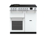 Rangemaster NEX90EIPWHT/CM1 NEXUS  90cm Range Cooker Electric Induction in  White A Rated