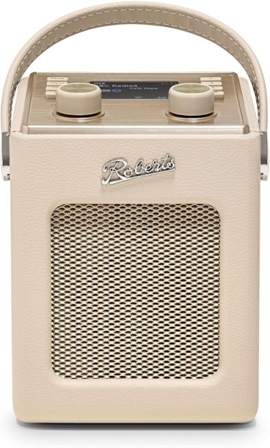 Roberts-Radio REV-MINI2PC DAB+/FM Portable Radio with Bluetooth, Pastal Cream