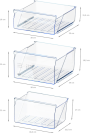 Bosch GTV15NWEBG 56cm Undercounter Manual Freezer White