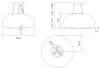 Elica PEARL-WH 80cm Wide Suspended Island Hood - Pearlescent White - A Rated