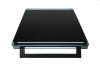 CDA EXG60BL 60cm Angled Chimney Cooker Hood - Black A Rated