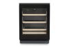 Liebherr UWGB3631 Built-In Under Wine Cooler - Black / Glass Door - F Rated