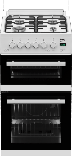 Beko EDG507W Freestanding Gas Cooker