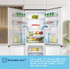 Fridgemaster MC55240DE Non-Plumbed Freestanding Fridge Freezer, Manual Defrost – White