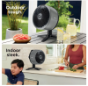 Shark FA150UK FlexBreeze TableMate Indoor to OutdoorTabletop Fan - Winter Fog